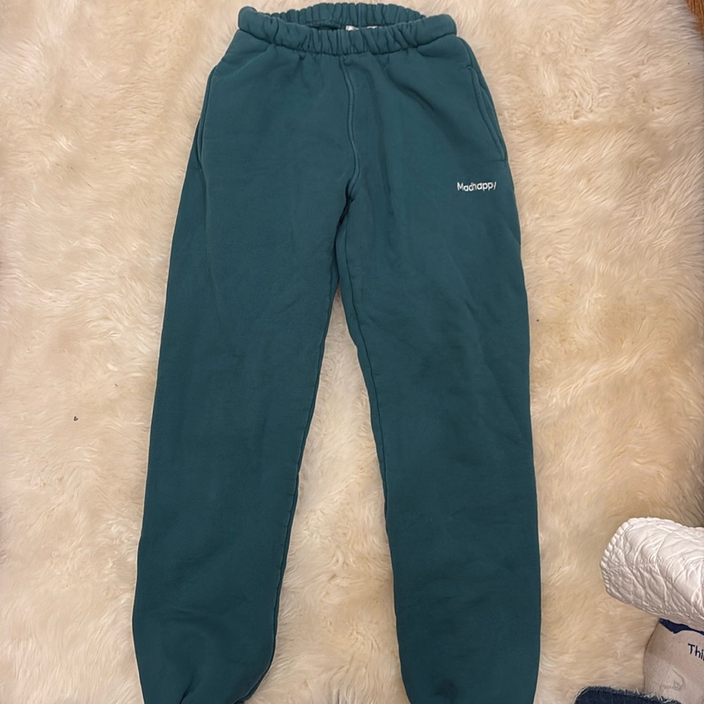 Madhappy faded green sweatpants size small